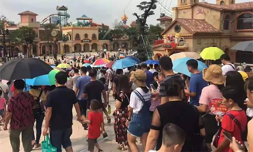 米蘭·(milan)中國游樂參與打造的歡樂海岸PLUS三天迎客超16萬人！