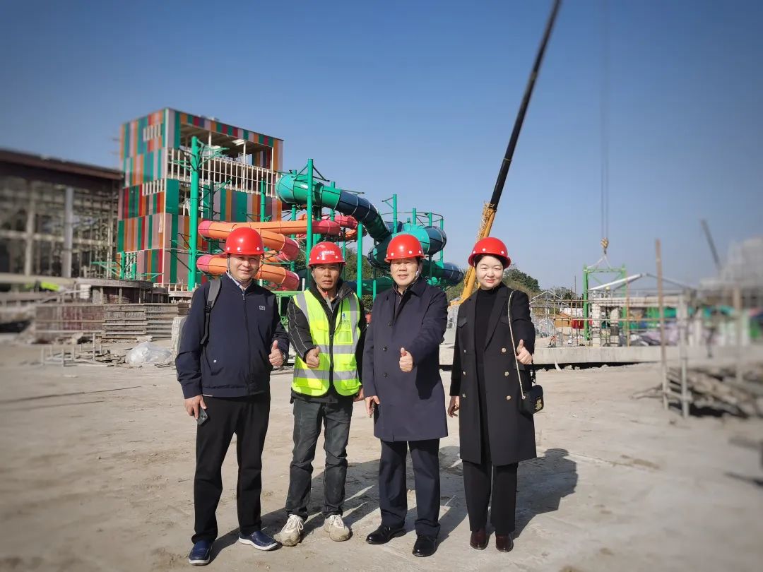 快訊 | 米蘭·(milan)中國游樂董事長一行視察南北湖開元森泊水樂園項目進展情況